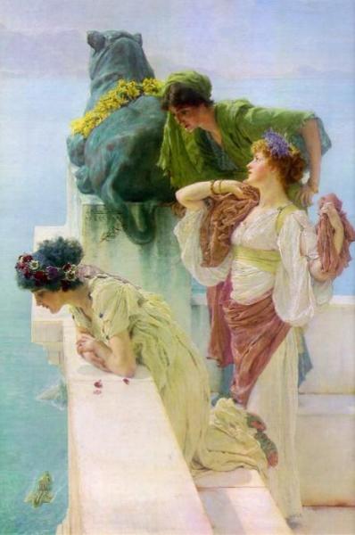 A Coign Of Vantage by Sir Lawrence Alma-tadema