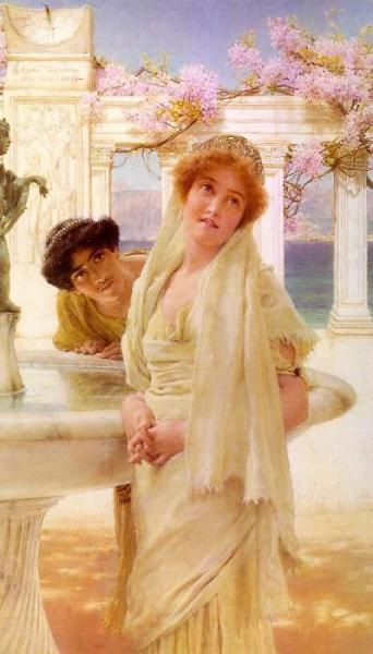 A Difference Of Opinion by Sir Lawrence Alma-tadema