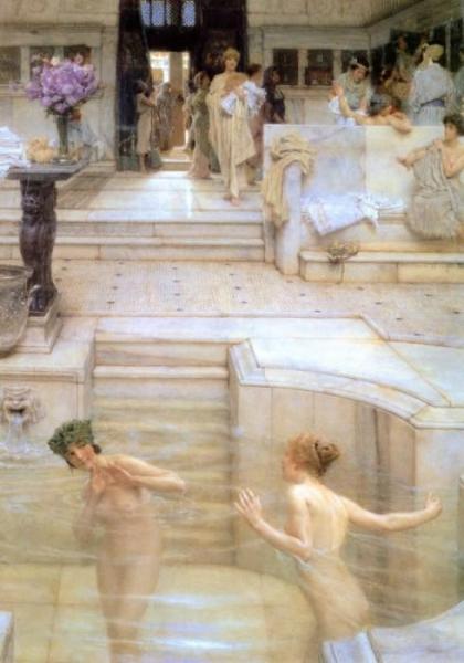 A Favourite Custom by Sir Lawrence Alma-tadema