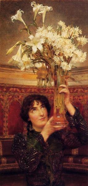 A Flag Of Truce by Sir Lawrence Alma-tadema