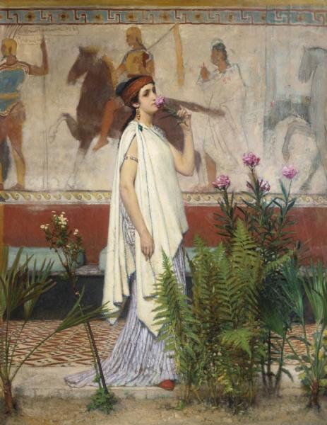 A Greek Woman by Sir Lawrence Alma-tadema