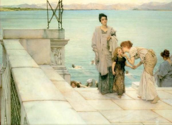 A Kiss by Sir Lawrence Alma-tadema Oil Painting Reproductions