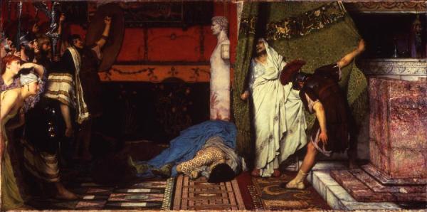 A Roman Emperor - Claudius by Sir Lawrence Alma-tadema