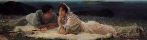 A World Of Their Own by Sir Lawrence Alma-tadema