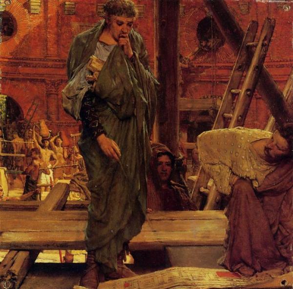 Architecture In Ancient Rome by Sir Lawrence Alma-tadema