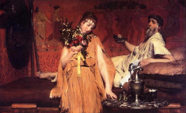 Between Hope And Fear by Sir Lawrence Alma-tadema