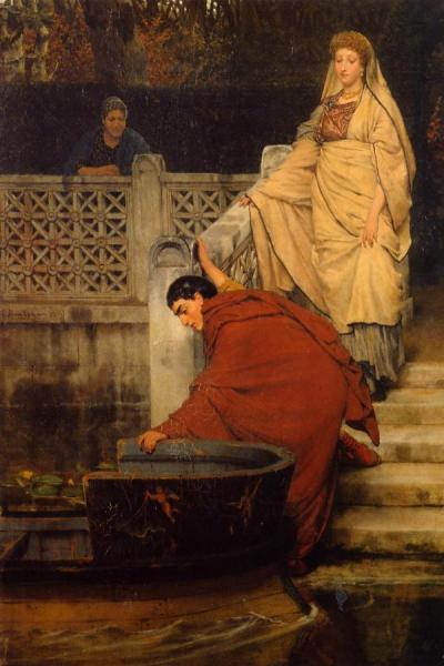 Boating by Sir Lawrence Alma-tadema