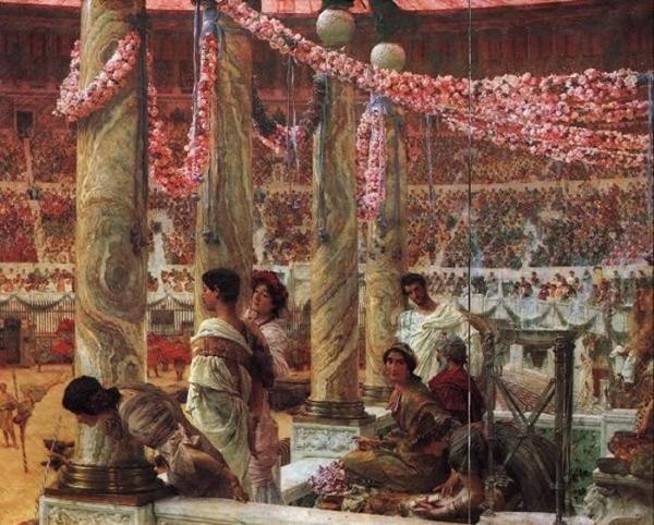 Caracella And Geta by Sir Lawrence Alma-tadema
