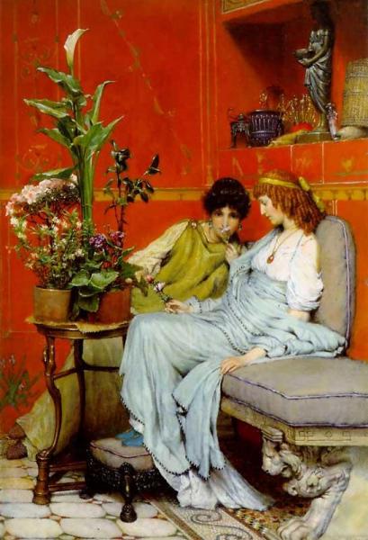 Confidences by Sir Lawrence Alma-tadema
