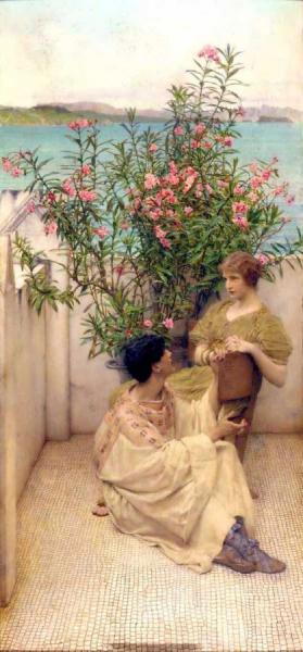 Courtship by Sir Lawrence Alma-tadema