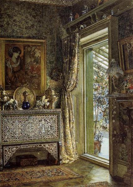 Drawing Room, Holland Park by Sir Lawrence Alma-tadema