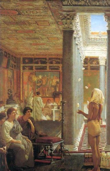 Egyptian Juggler by Sir Lawrence Alma-tadema