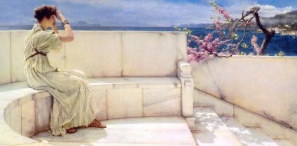 Expectations by Sir Lawrence Alma-tadema