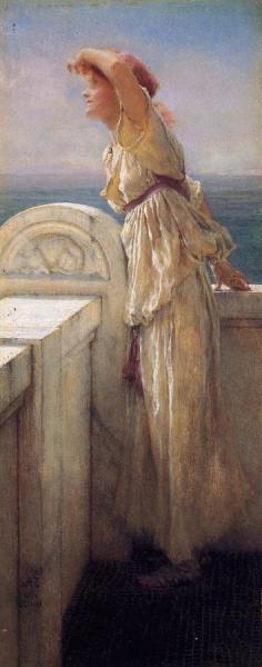 Hopeful by Sir Lawrence Alma-tadema