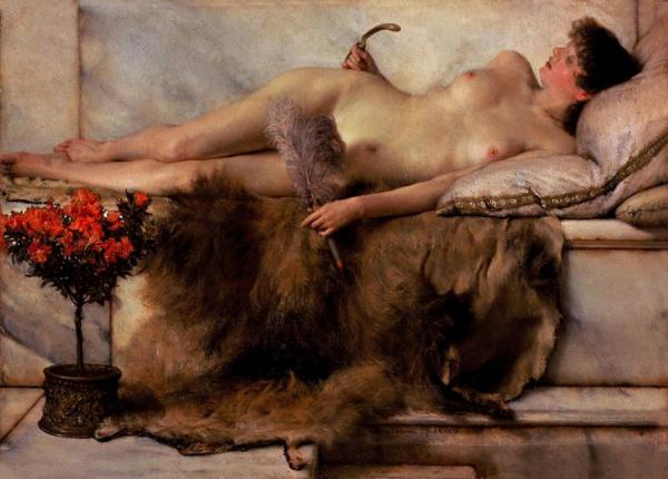 In The Tepidarium,1881 by Sir Lawrence Alma-tadema