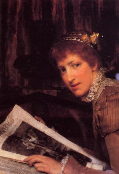 Interrupted by Sir Lawrence Alma-tadema