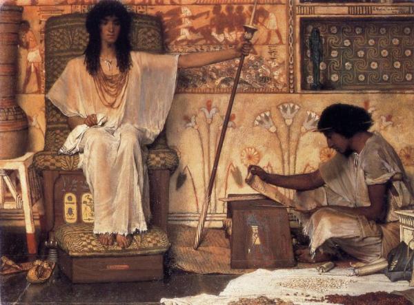 Joseph, Overseer Of Pharaoh's Graneries by Sir Lawrence Alma-tadema