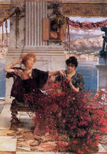 Love's Jewelled Fetter by Sir Lawrence Alma-tadema