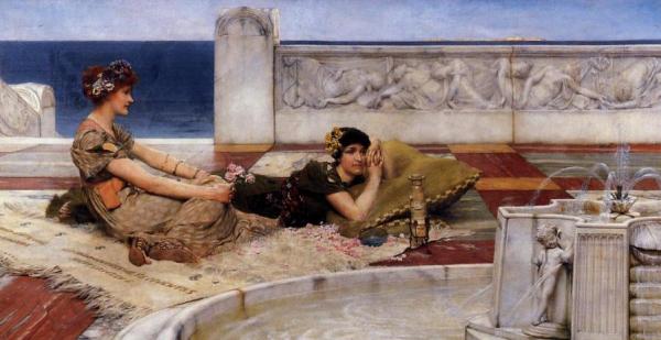 Loves Votaries by Sir Lawrence Alma-tadema