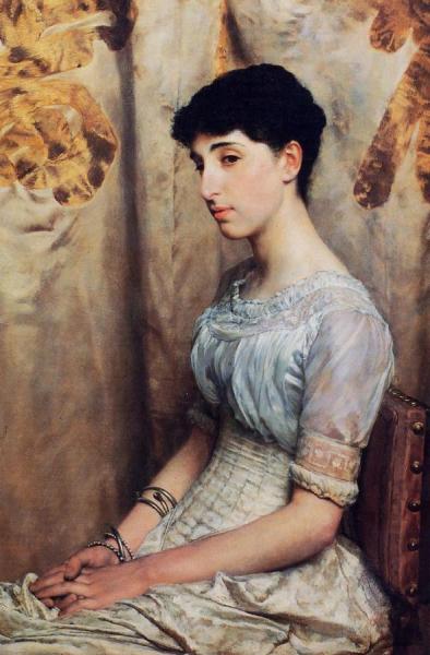 Miss Alice Lewis by Sir Lawrence Alma-tadema