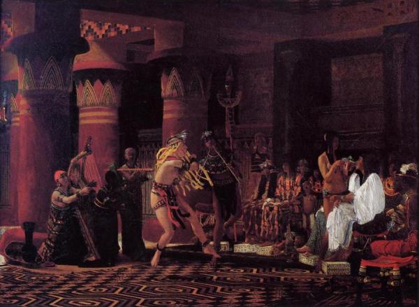 Pastimes In Ancient Egypt, 3000 Years Ago by Sir Lawrence Alma-tadema