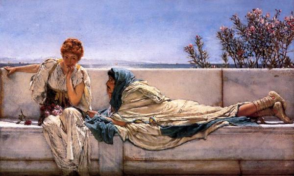 Pleading by Sir Lawrence Alma-tadema
