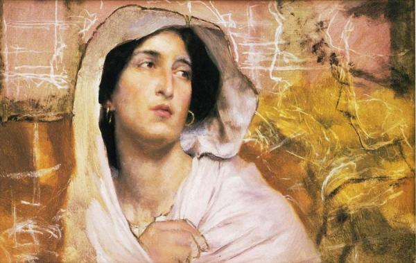 Portrait Of A Woman by Sir Lawrence Alma-tadema