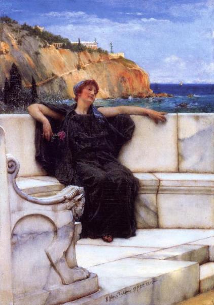 Resting by Sir Lawrence Alma-tadema