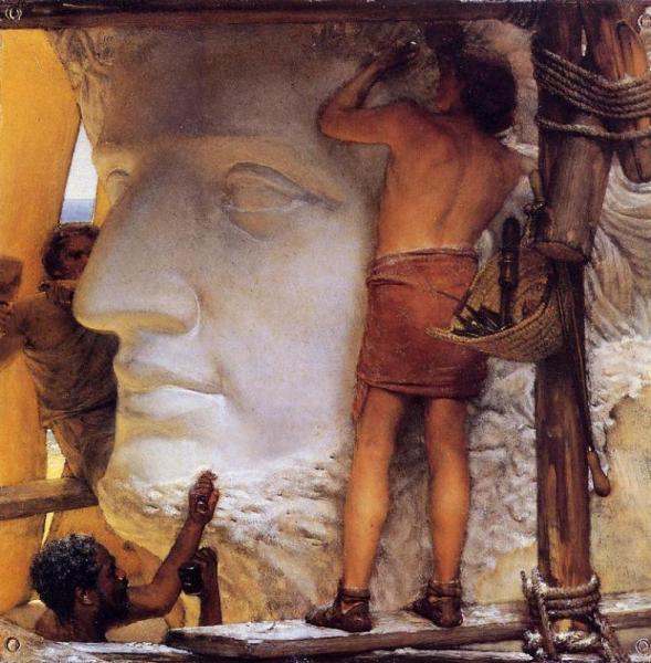 Sculptors In Ancient Rome by Sir Lawrence Alma-tadema