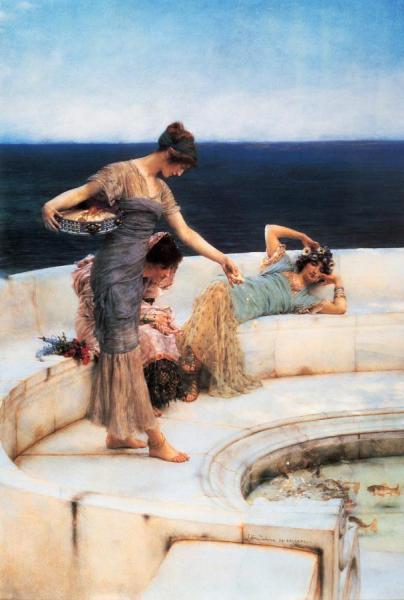 Silver Favourites by Sir Lawrence Alma-tadema