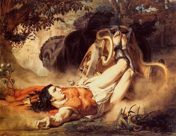The Death Of Hippolytus by Sir Lawrence Alma-tadema Oil Painting Reproductions