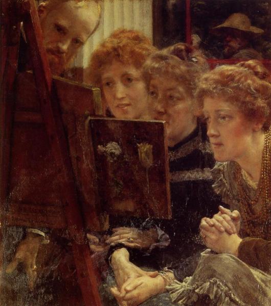 The Family Group by Sir Lawrence Alma-tadema