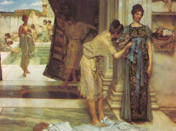 The Frigidarium by Sir Lawrence Alma-tadema