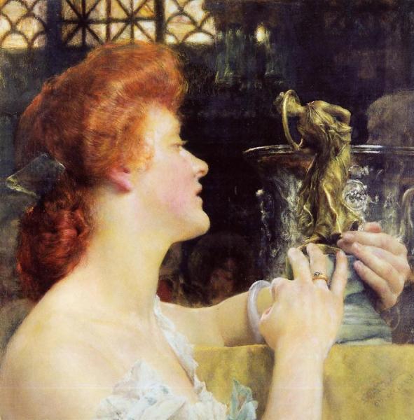 The Golden Hour by Sir Lawrence Alma-tadema