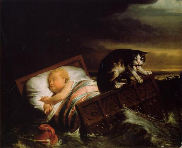 The Inundation Of The Biesbosch In 1421 by Sir Lawrence Alma-tadema