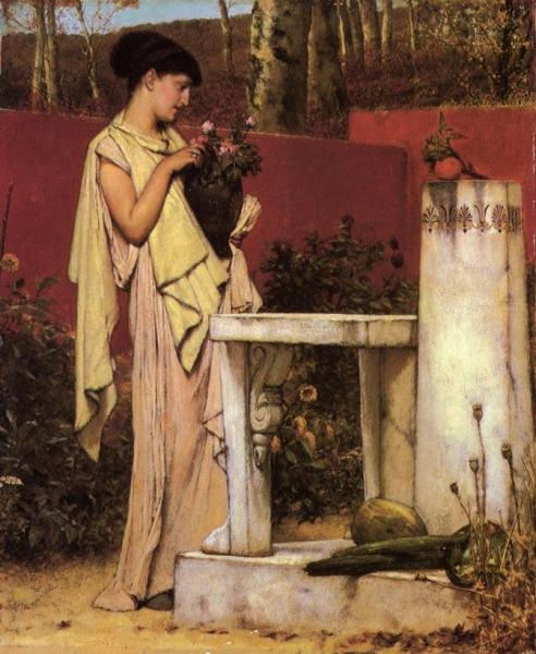 The Last Roses by Sir Lawrence Alma-tadema