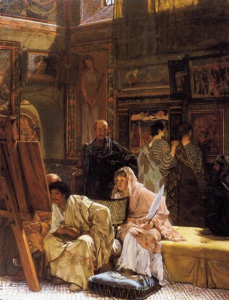 The Picture Gallery by Sir Lawrence Alma-tadema