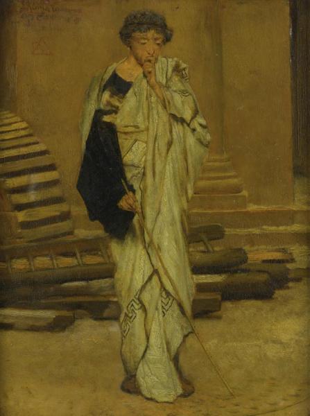 The Roman Architect by Sir Lawrence Alma-tadema