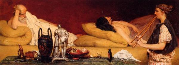 The Siesta by Sir Lawrence Alma-tadema