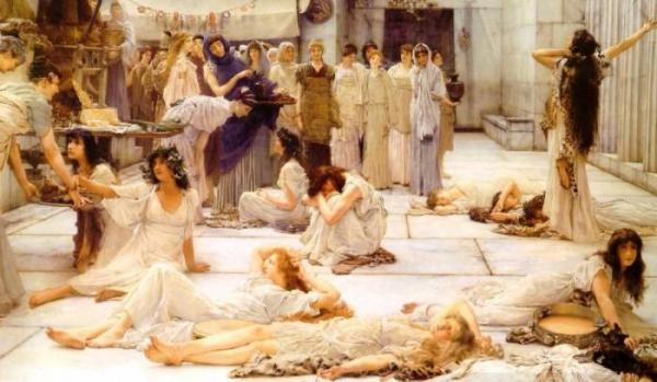 The Women Of Amphissa by Sir Lawrence Alma-tadema
