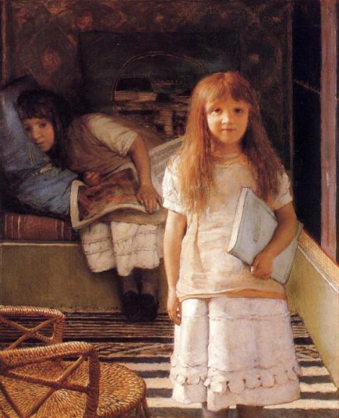 This Is Our Corner by Sir Lawrence Alma-tadema