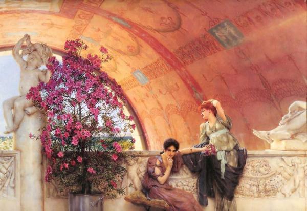 Unconscious Rivals,1893 by Sir Lawrence Alma-tadema
