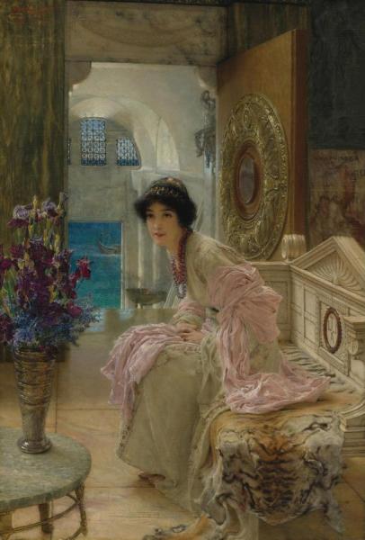 Watching And Waiting by Sir Lawrence Alma-tadema