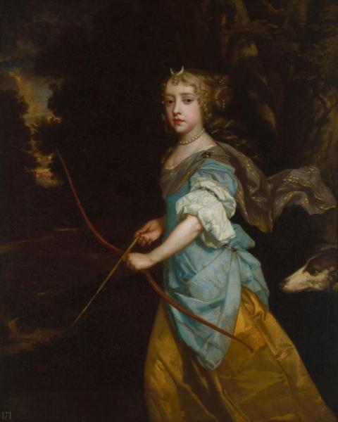 Mary Ii (1662-1694) When Princess by Sir Peter Lely
