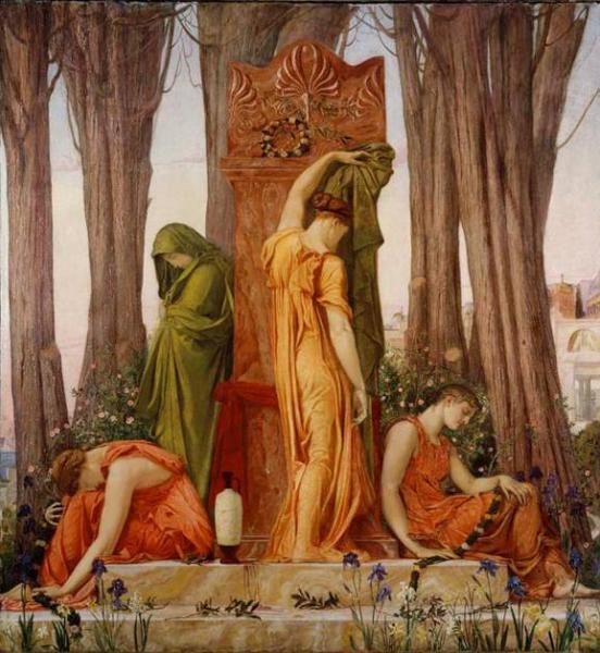 Electra At The Tomb Of Agamemnon by Sir William Blake Richmond