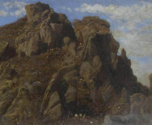 Mewstone Rock, Dartmouth by Sir William Blake Richmond