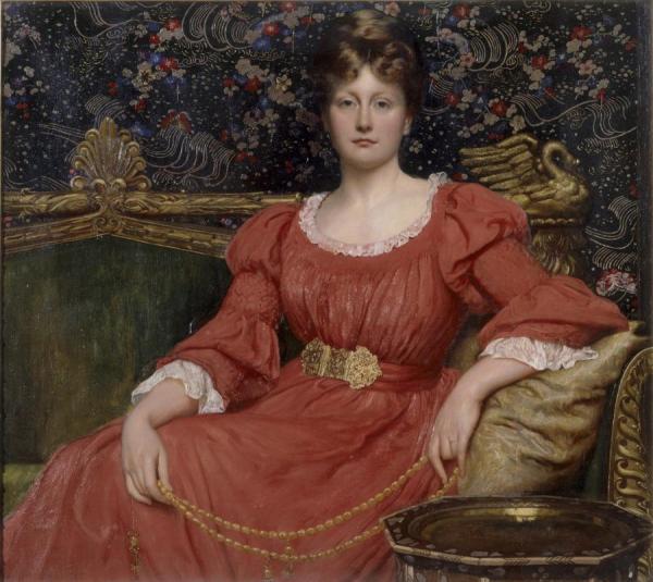 Portrait Of Mrs Luke Ionides (elfrida Ionides) by Sir William Blake Richmond