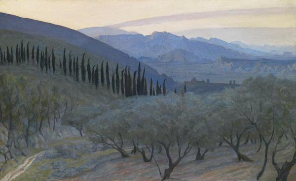 Sunrise, Umbria by Sir William Blake Richmond