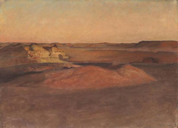 The Libyan Desert, Sunset by Sir William Blake Richmond