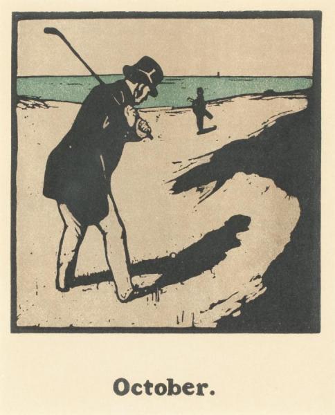 Almanac Of Twelve Sports by Sir William Nicholson Oil Painting Reproductions
